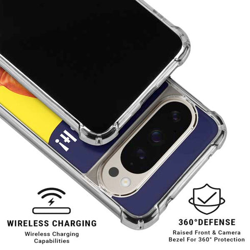 Rosie The Riveter Vintage War Poster Pixel 9/9 Pro Clear Case